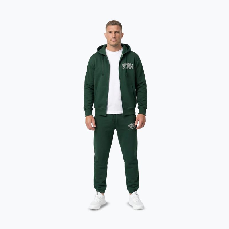 Pánská mikina Pitbull Badger Hooded Zip hunter/green 4
