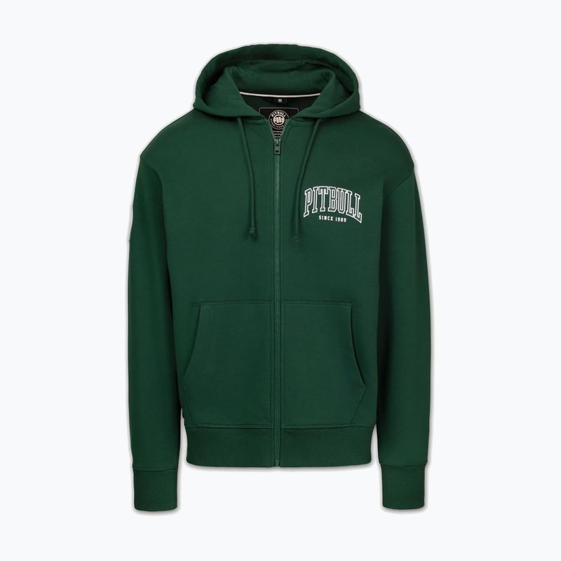 Pánská mikina Pitbull Badger Hooded Zip hunter/green 5