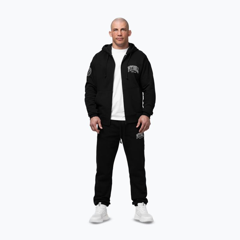 Pánská mikina Pitbull Badger Hooded Zip black 2