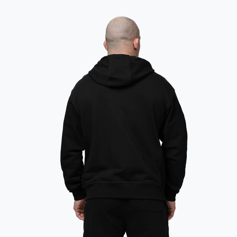 Pánská mikina Pitbull Badger Hooded Zip black 3