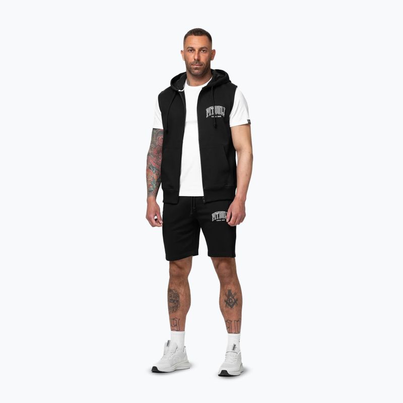 Pánská mikina Pitbull Badger Hooded Vest Zip black 2