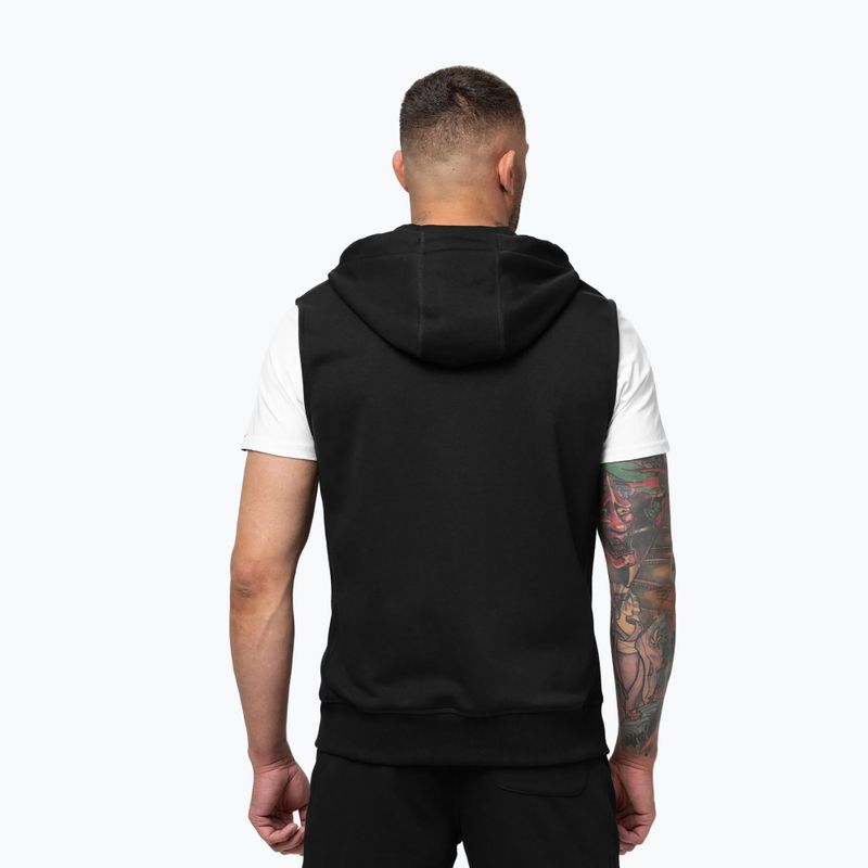 Pánská mikina Pitbull Badger Hooded Vest Zip black 3