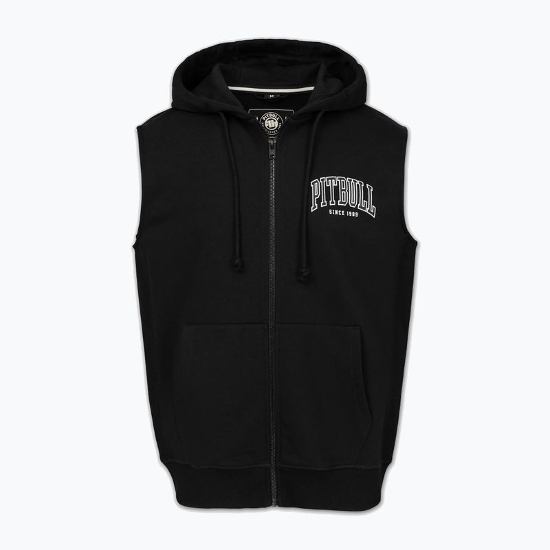 Pánská mikina Pitbull Badger Hooded Vest Zip black 5