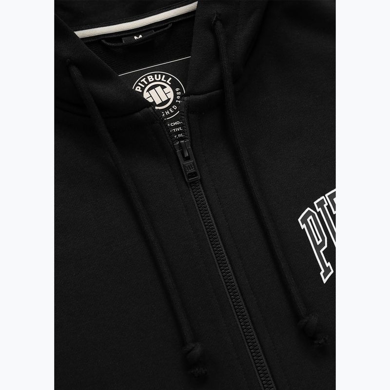 Pánská mikina Pitbull Badger Hooded Vest Zip black 7