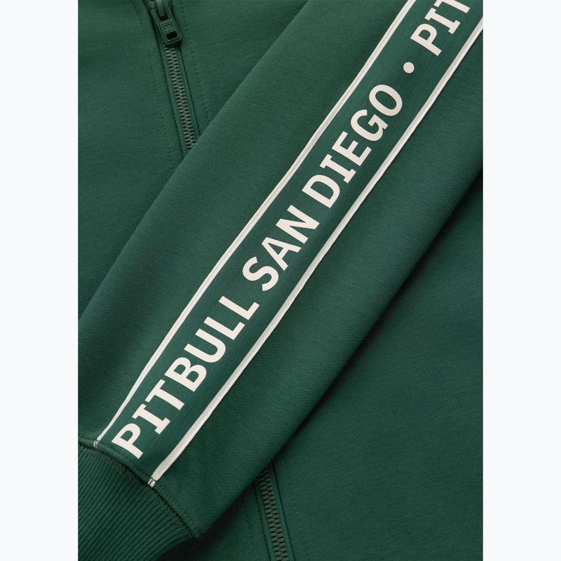 Pánská mikina Pitbull Nexus Track Jacket bottle green 11