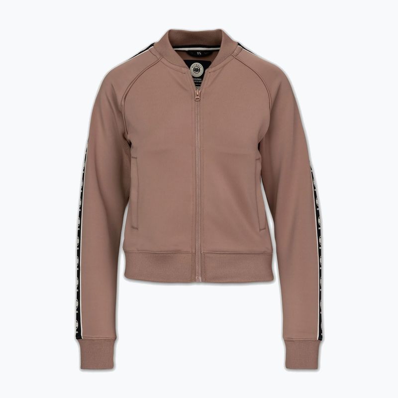 Dámská mikina Pitbull Verona Collar Zip chocolate mousse 6