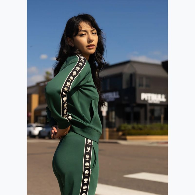 Dámská mikina Pitbull Verona Collar Zip bottle green 12