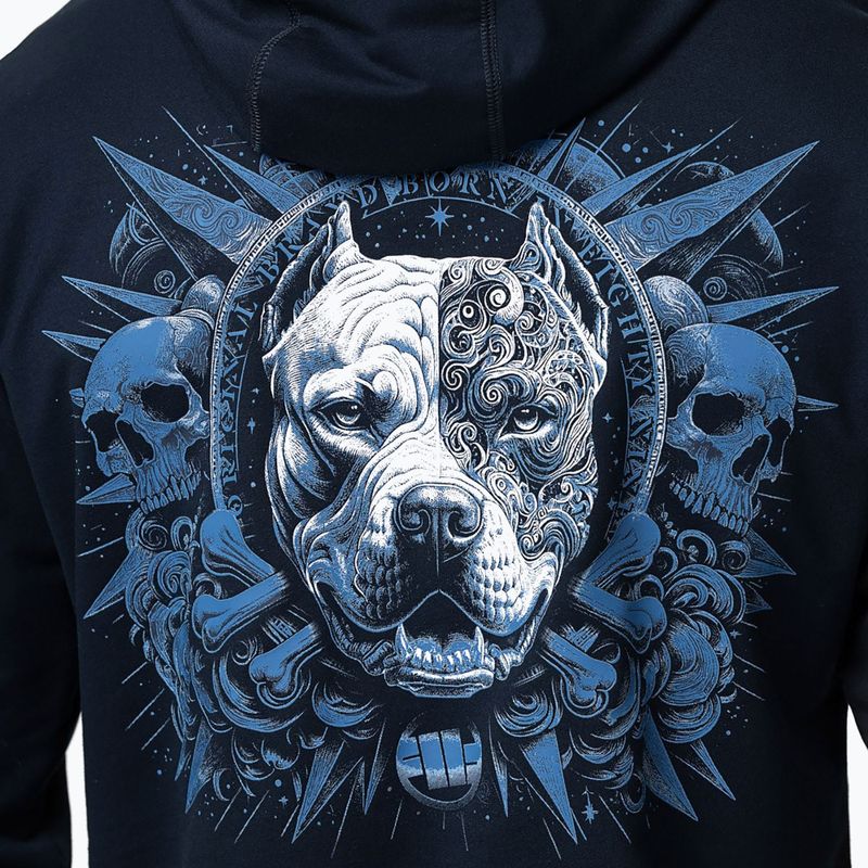 Pánská mikina Pitbull World Sweatshirt Hooded dark navy 4