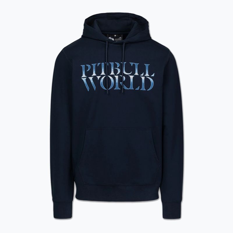 Pánská mikina Pitbull World Sweatshirt Hooded dark navy 5
