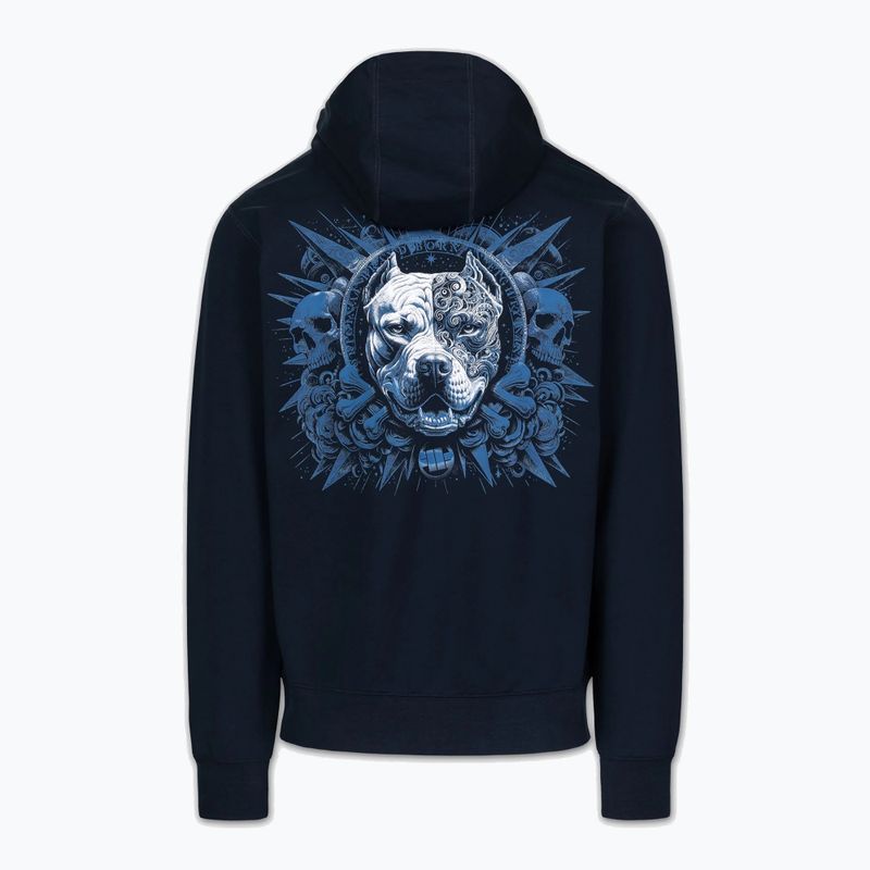 Pánská mikina Pitbull World Sweatshirt Hooded dark navy 6