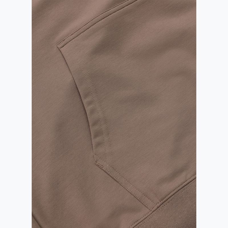 Pánská mikina Pitbull Midnight Sweatshirt Hooded brown savana 12
