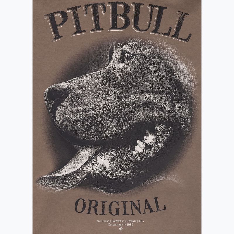 Pánská mikina Pitbull Midnight Sweatshirt Hooded brown savana 13