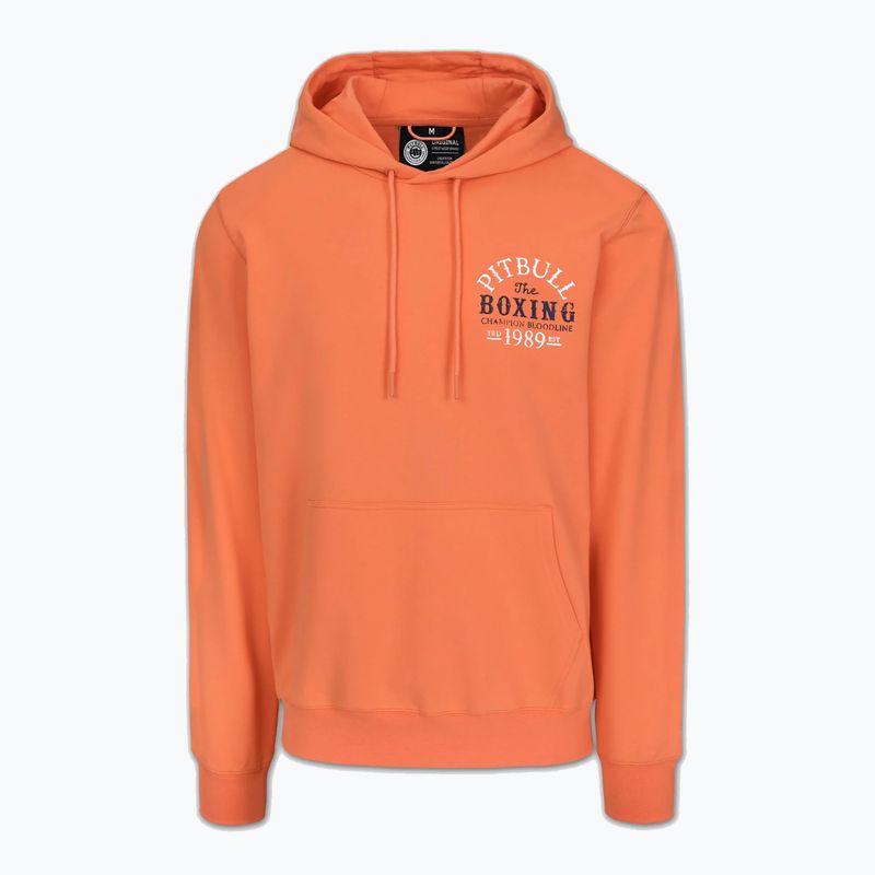 Pánská mikina Pitbull Bloodline 2 Sweatshirt Hooded fluo orange 5