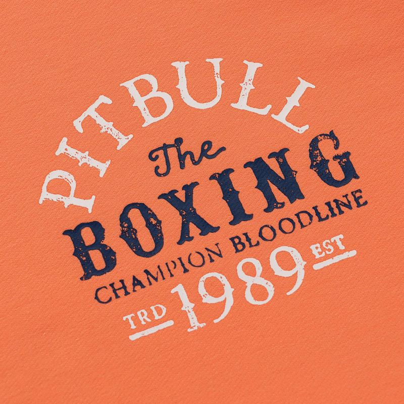 Pánská mikina Pitbull Bloodline 2 Sweatshirt Hooded fluo orange 8