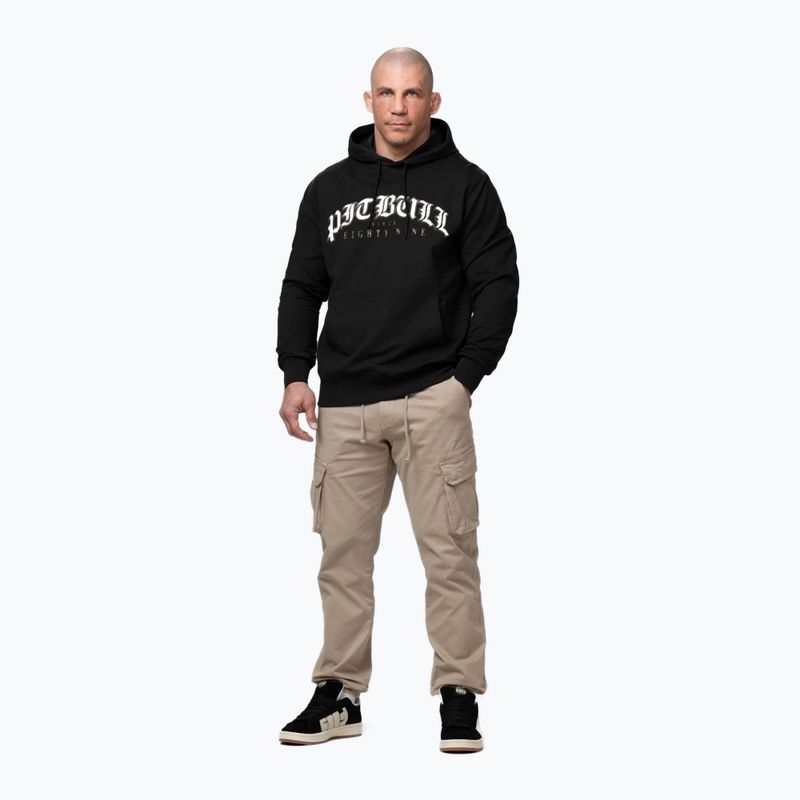 Pánská mikina Pitbull Tatto Hooded black 2