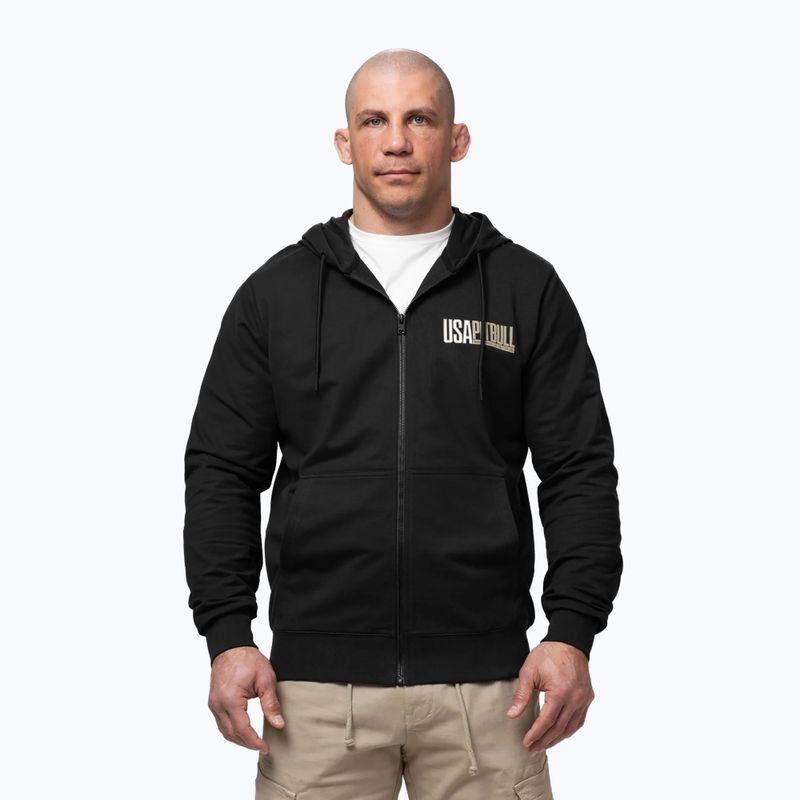 Pánská mikina Pitbull USA Hooded Zip black 4
