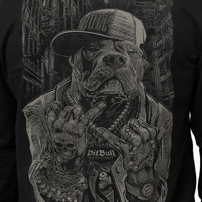 Pánská mikina Pitbull USA Hooded Zip black 5