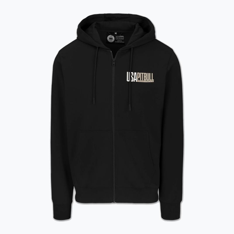 Pánská mikina Pitbull USA Hooded Zip black 6