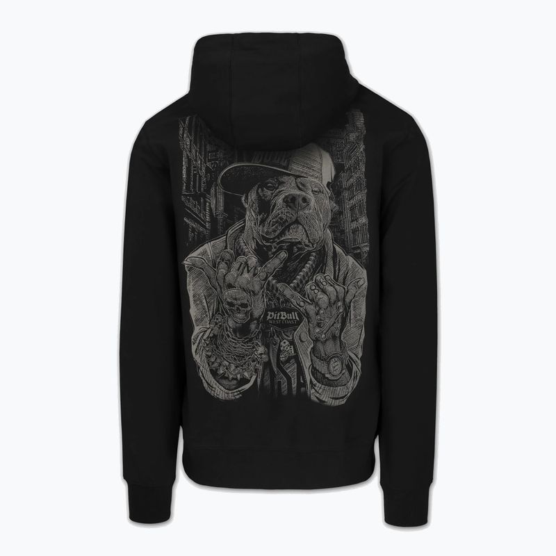 Pánská mikina Pitbull USA Hooded Zip black 7