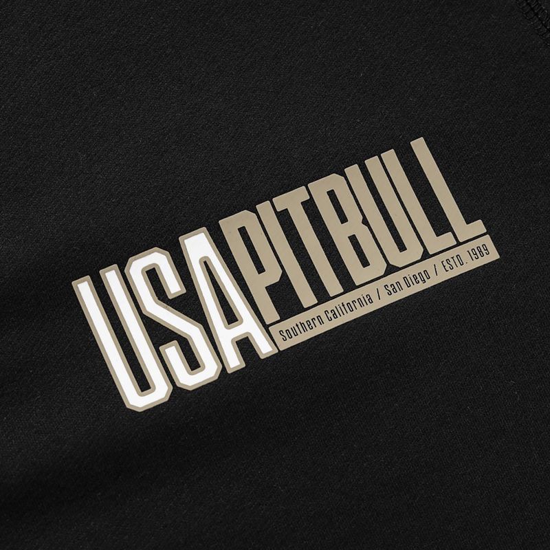 Pánská mikina Pitbull USA Hooded Zip black 9