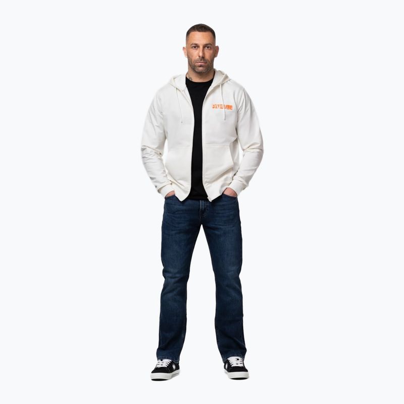 Pánská mikina Pitbull Blacky Sweatshirt Zip Hooded off white 2