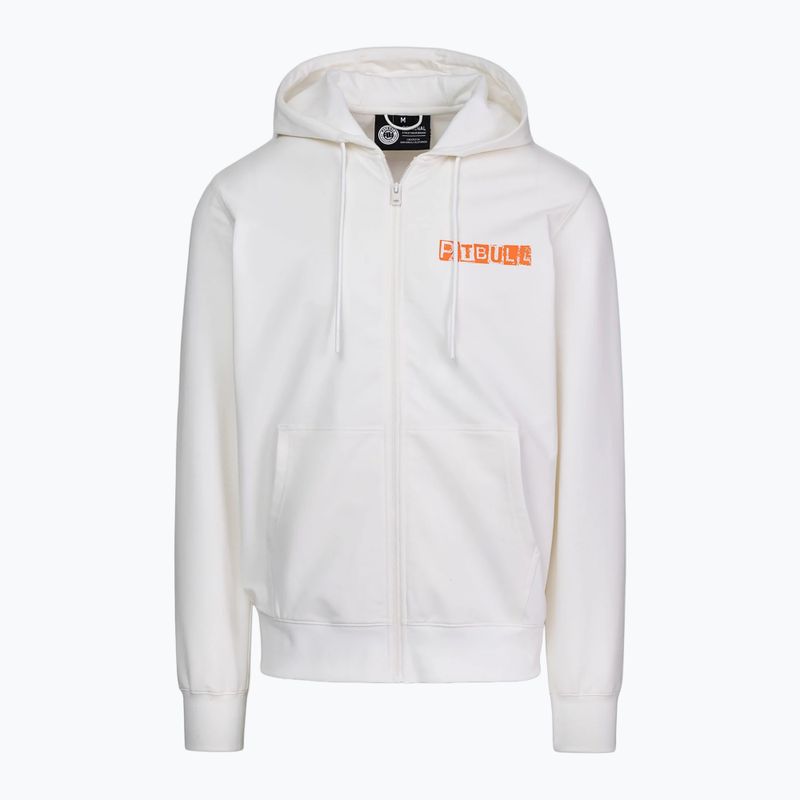 Pánská mikina Pitbull Blacky Sweatshirt Zip Hooded off white 5