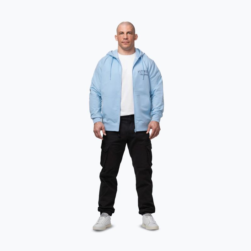 Pánská mikina Pitbull Midnight Sweatshirt Zip Hooded sky blue 2