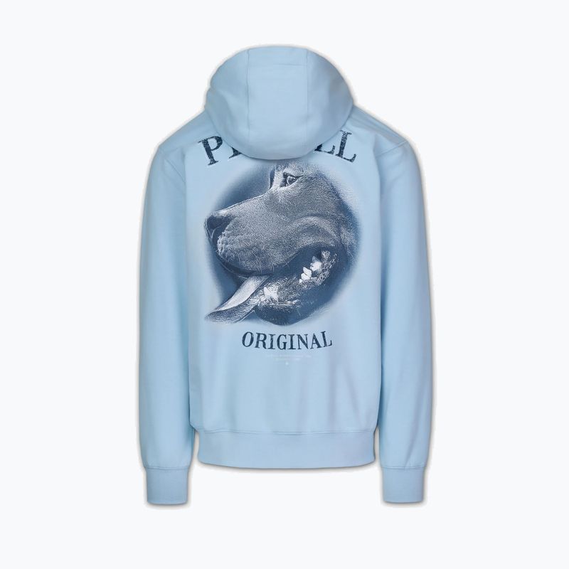 Pánská mikina Pitbull Midnight Sweatshirt Zip Hooded sky blue 7