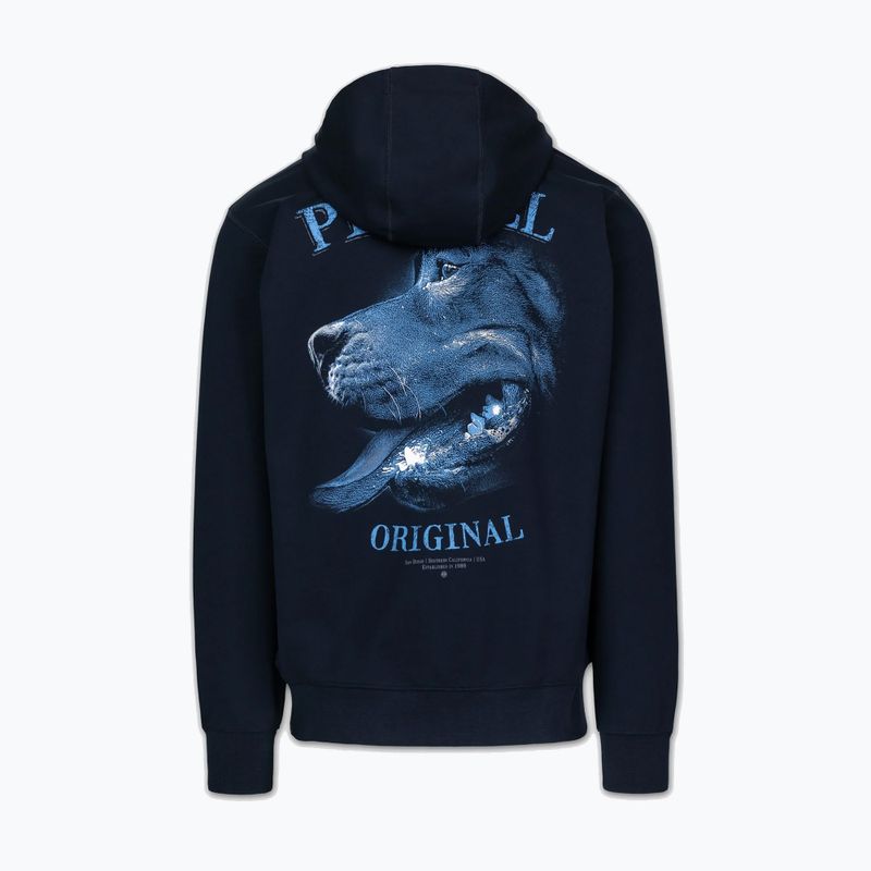 Pánská mikina Pitbull Midnight Sweatshirt Zip Hooded dark navy 7