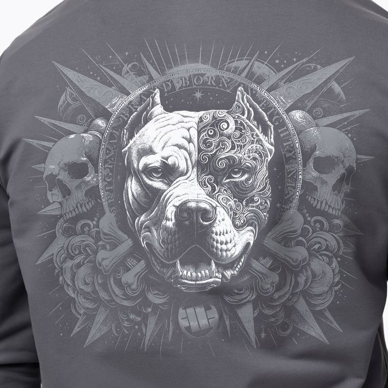 Pánská mikina Pitbull World Sweatshirt Zip Hooded graphite 5