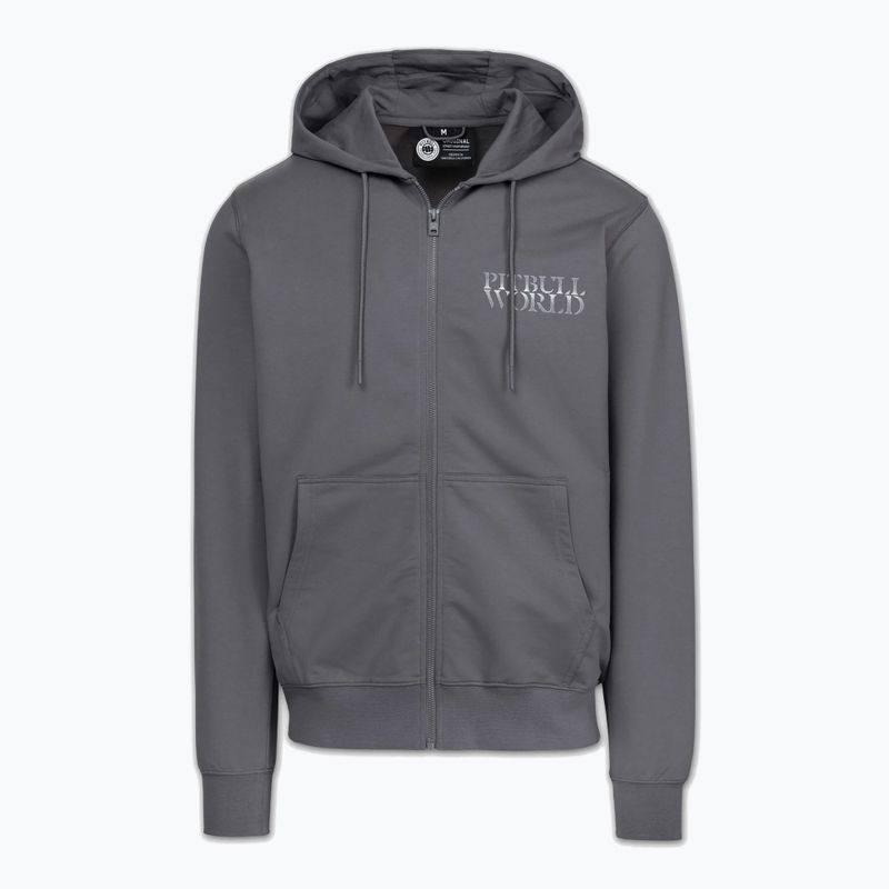 Pánská mikina Pitbull World Sweatshirt Zip Hooded graphite 6