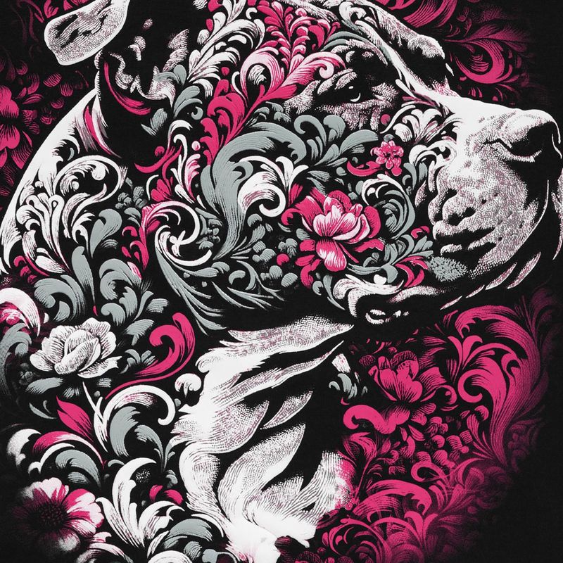 Dámská mikina Pitbull Tatto Hooded black 7