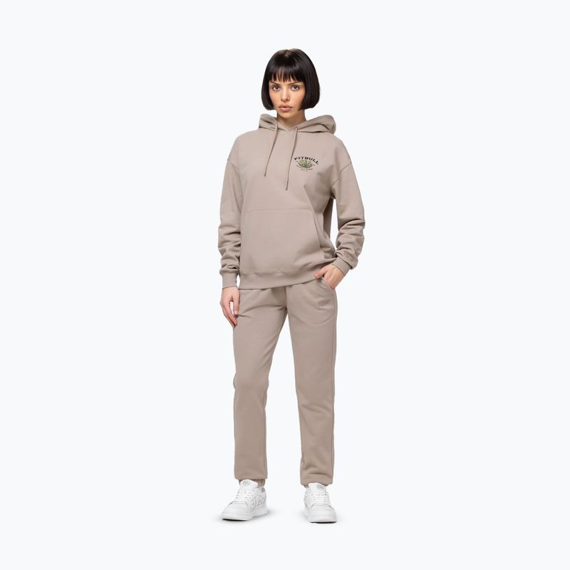 Dámská mikina Pitbull Bullets & Blooms Hooded sand savana 2