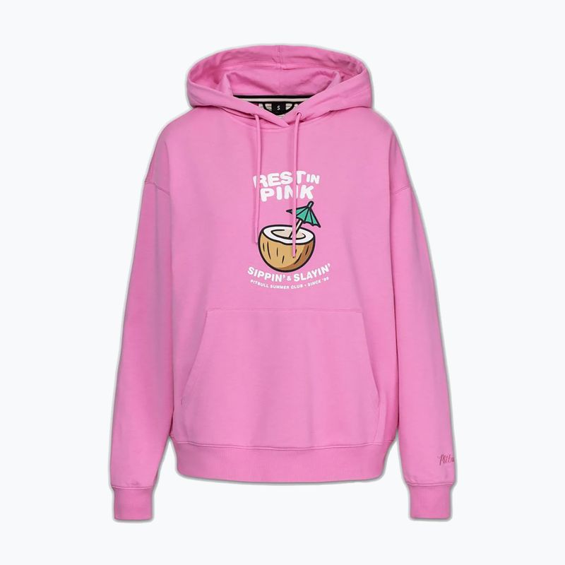 Dámská mikina Pitbull Rest In Pink Hooded ice pink 4
