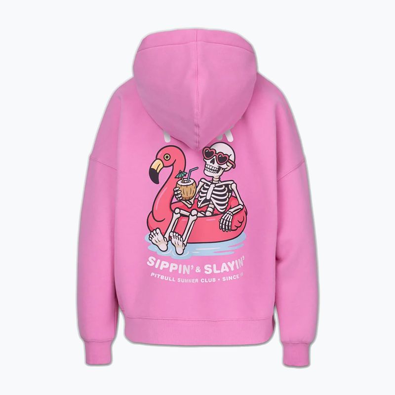 Dámská mikina Pitbull Rest In Pink Hooded ice pink 5