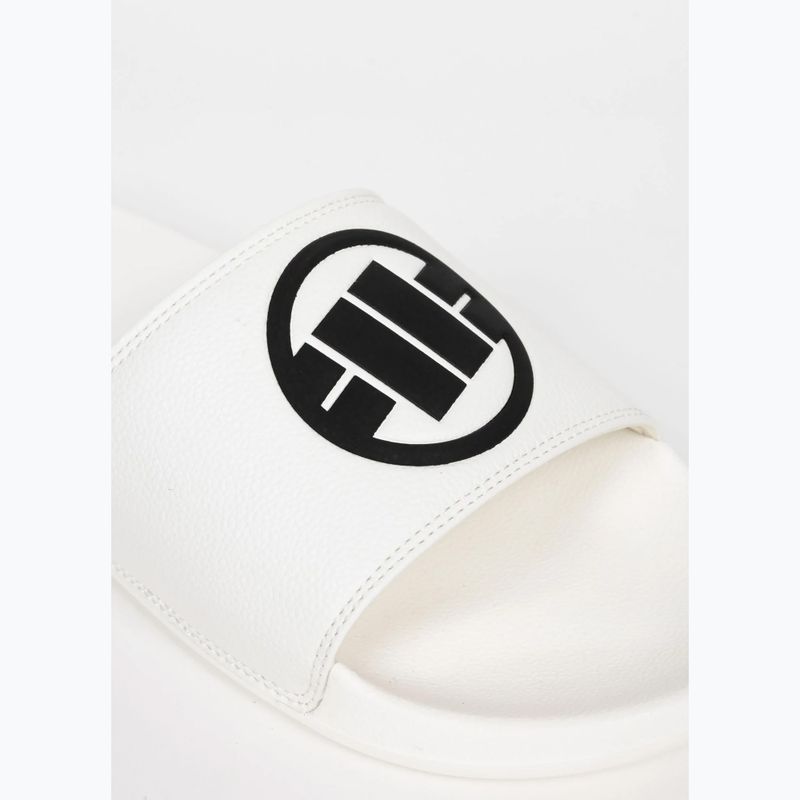 Pánské nazouváky Pitbull Logo white 4