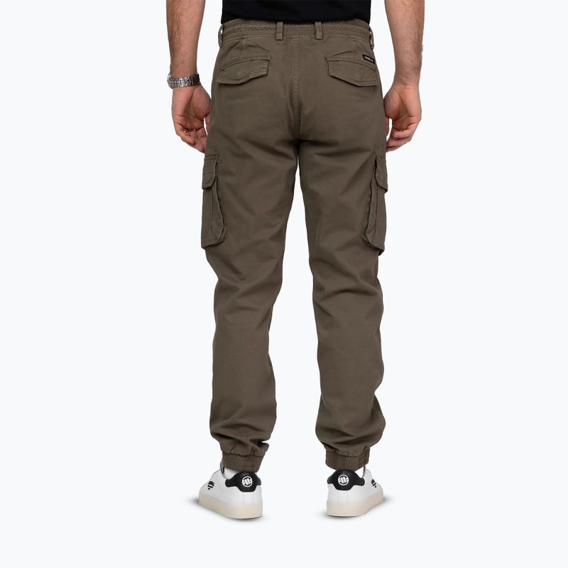 Pánské kalhoty Pitbull Proctor Drawstring Jogger Cargo olive 2
