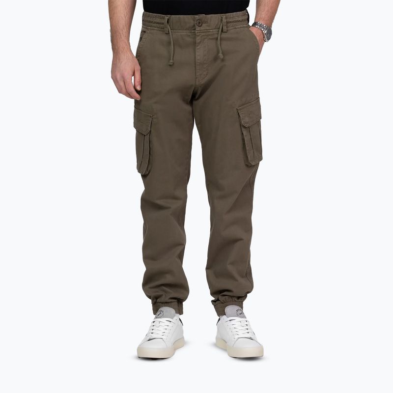 Pánské kalhoty Pitbull Proctor Drawstring Jogger Cargo olive 3