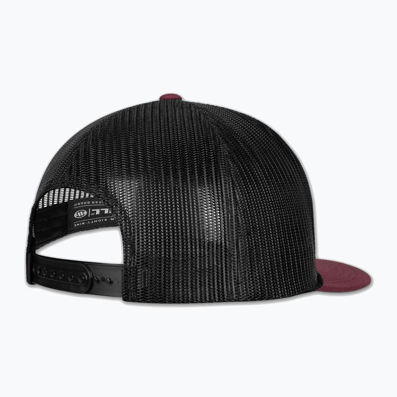 Pánská kšiltovka Pitbull Original 1989 burgundy/black 2