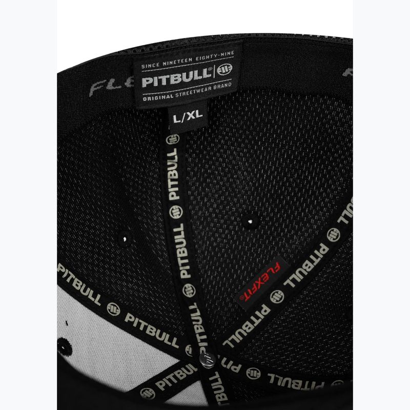 Pánská kšiltovka Pitbull Full Cap Tyrian Flexfit black 6