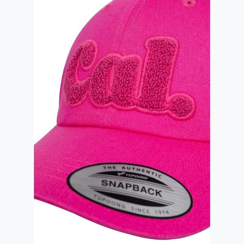 Pánská kšiltovka Pitbull 3D Chenile EMB Cal Classic Low Profile pink 3