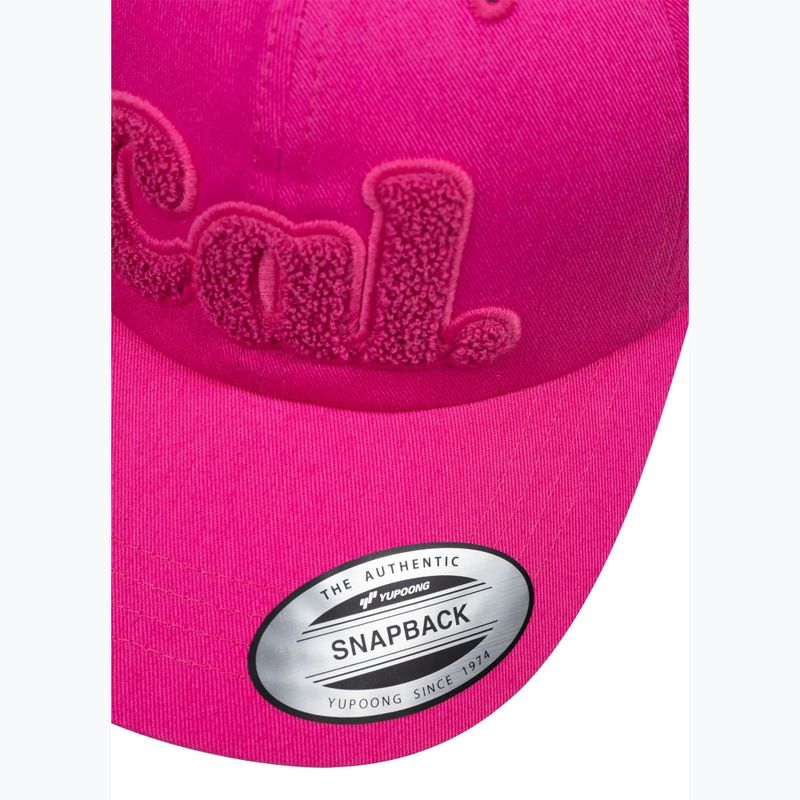 Pánská kšiltovka Pitbull 3D Chenile EMB Cal Classic Low Profile pink 4