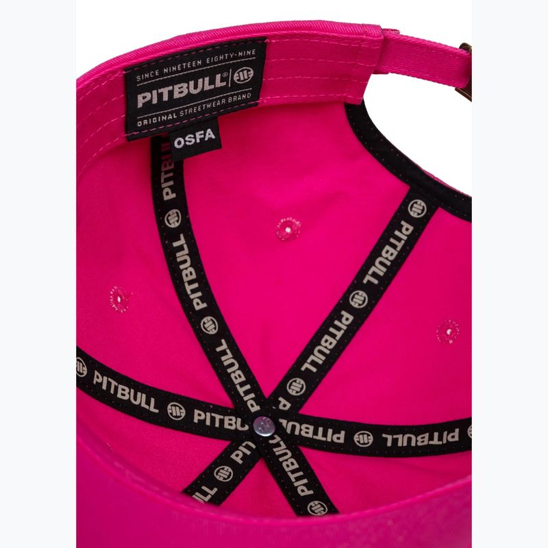 Pánská kšiltovka Pitbull 3D Chenile EMB Cal Classic Low Profile pink 7