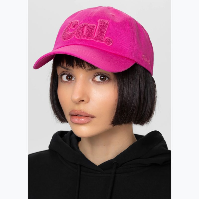 Pánská kšiltovka Pitbull 3D Chenile EMB Cal Classic Low Profile pink 9