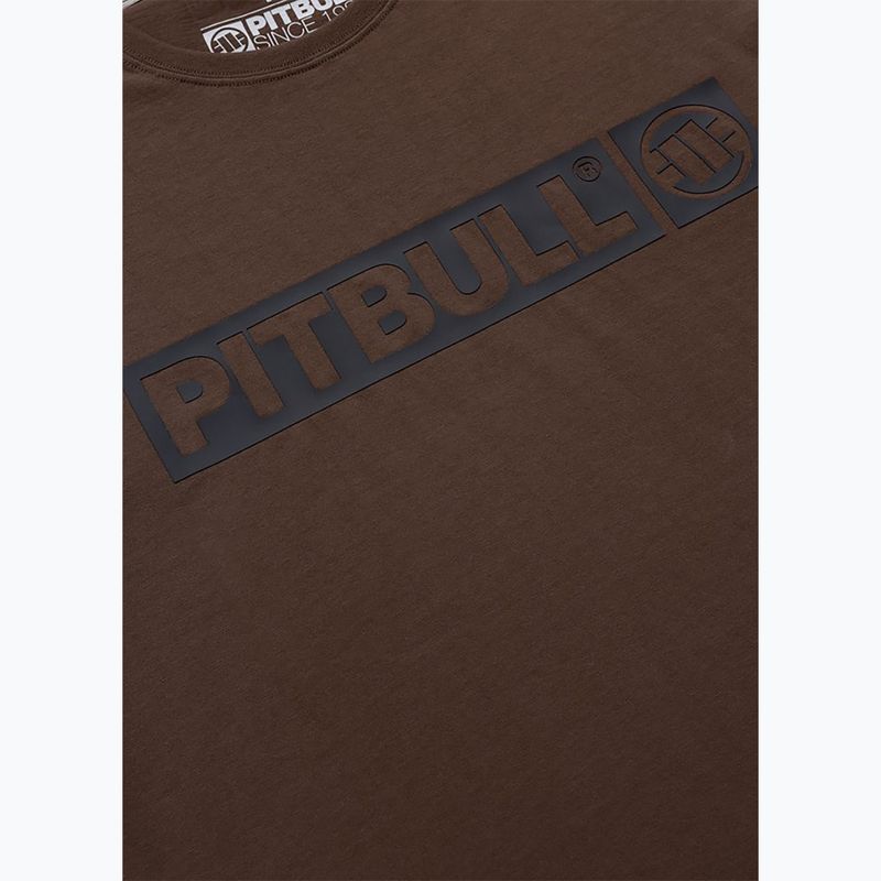 Pánské tričko na lezení Pitbull Hilltop chocolate 6