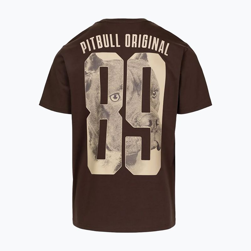 Pánské tričko Pitbull Eighty Nine Dog dark chocolate 6