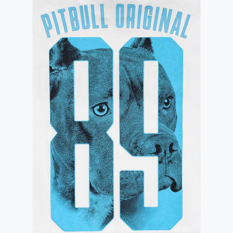 Pánské tričko Pitbull Eighty Nine Dog bílá/světle modrá 9