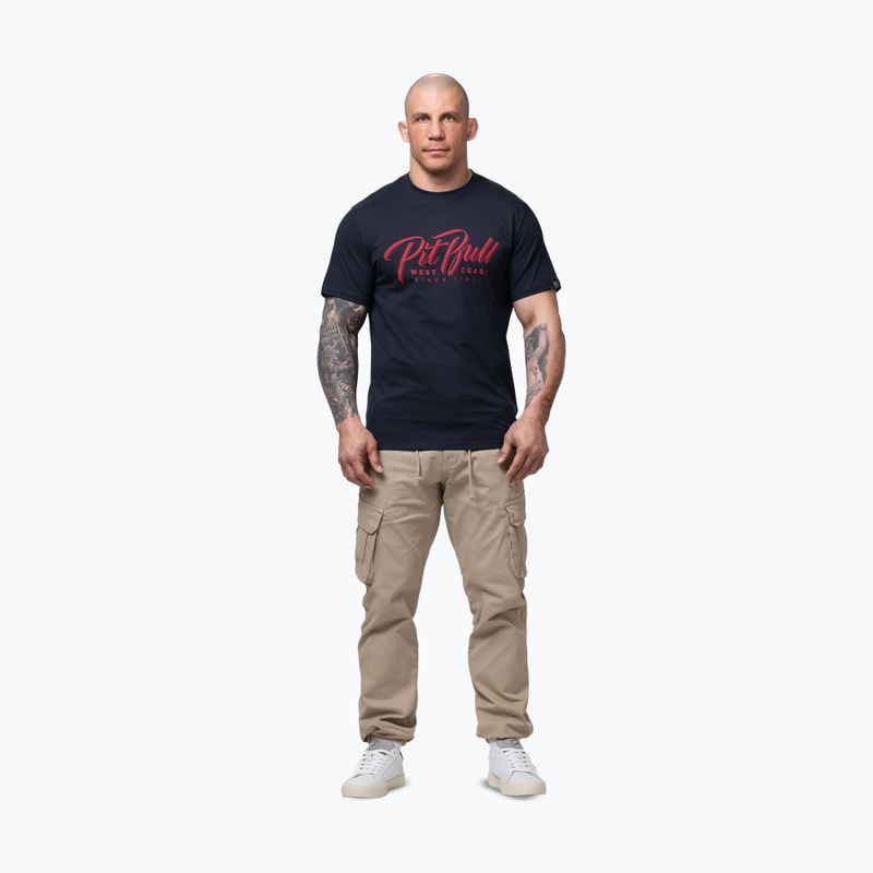 Pánské tričko na lezení Pitbull El Jeffe dark navy 2