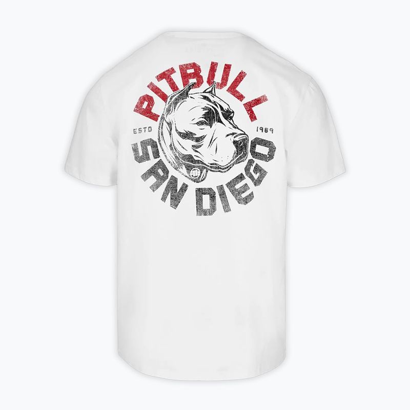 Pánské tričko na lezení Pitbull Dog SD white 5