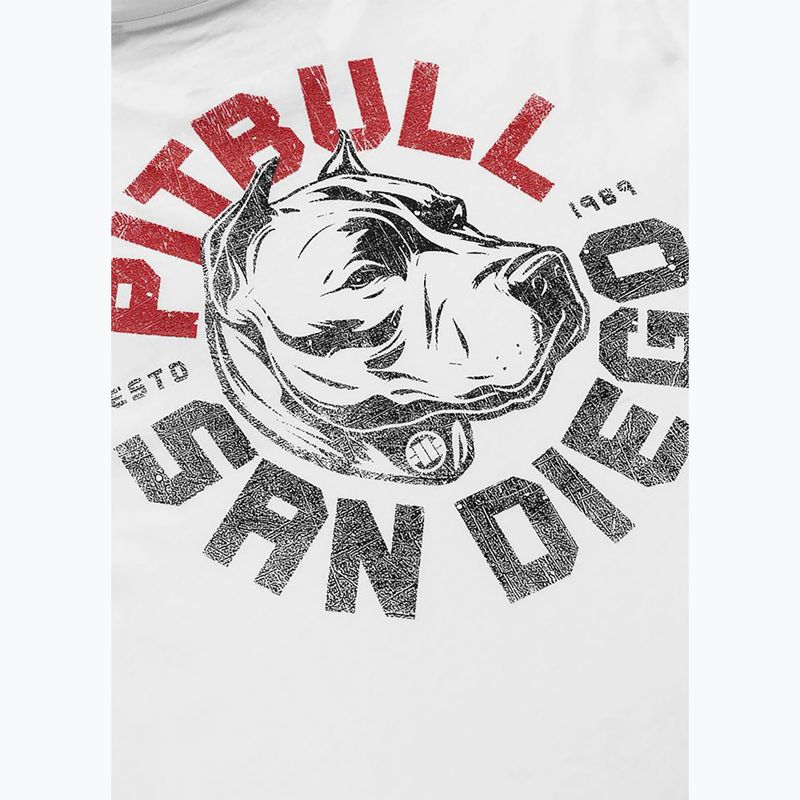 Pánské tričko na lezení Pitbull Dog SD white 8